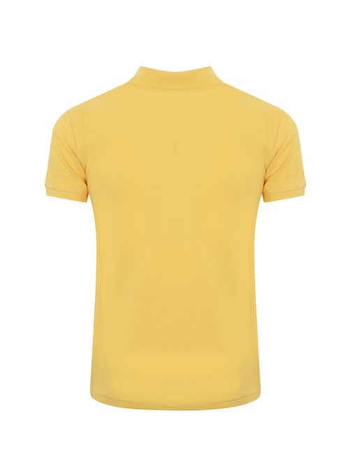 Polo due bottoni in cotone con logo giallo POLO RALPH LAUREN | 710795080003